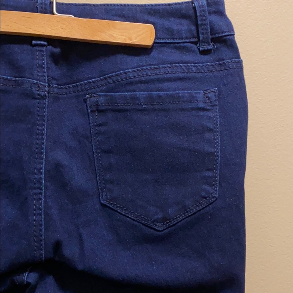✨NEW✨DARK BLUE SKINNY JEANS / JEGGINGS - Picture 10 of 12